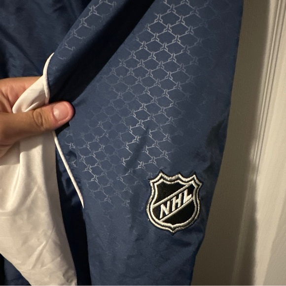 Vintage Reebok Toronto Maple Leafs Hockey Windbreaker Jacket Men’s Size L. - Picture 3 of 7